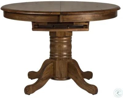 Table with Honey Chairs Carolina Crossing Dining Set