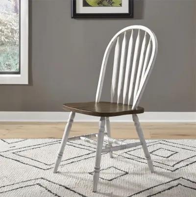 Table with White Chairs Carolina Crossing Dining Set