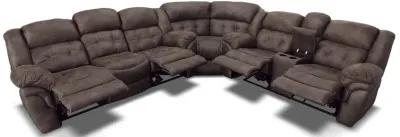 Manual Reclining Sectional Frontier Reclining Sectional