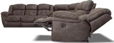 Manual Reclining Sectional Frontier Reclining Sectional