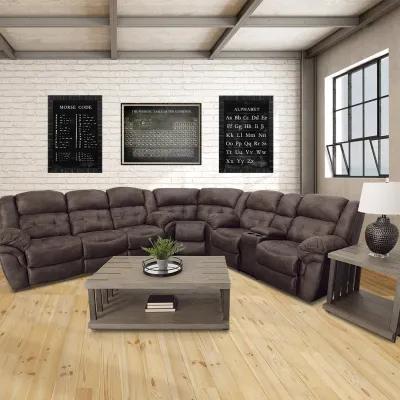 Manual Reclining Sectional Frontier Reclining Sectional