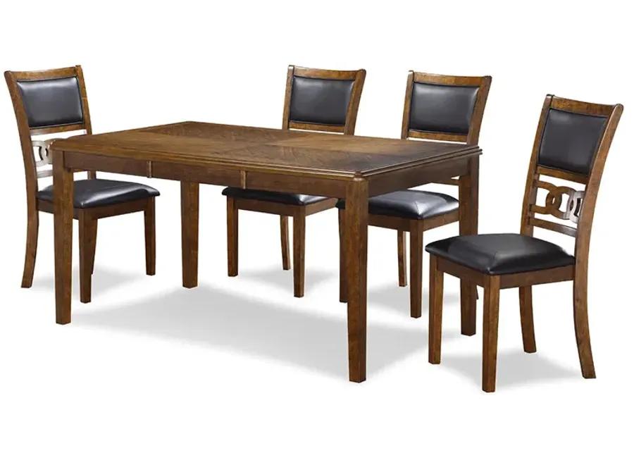 Gia Links Dining Set - Brown