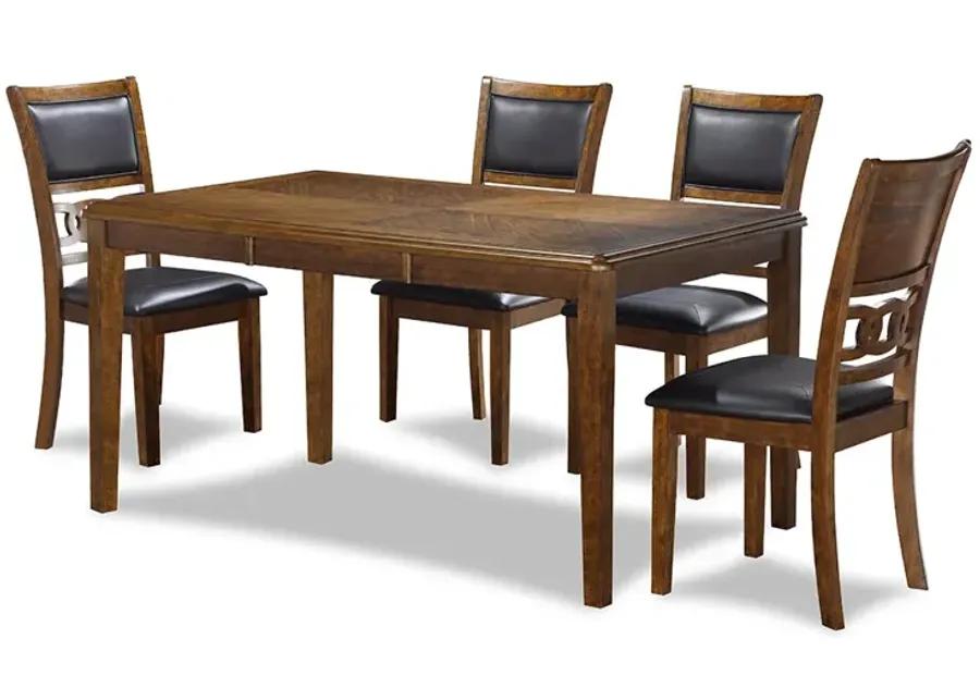 Gia Links Dining Set - Brown