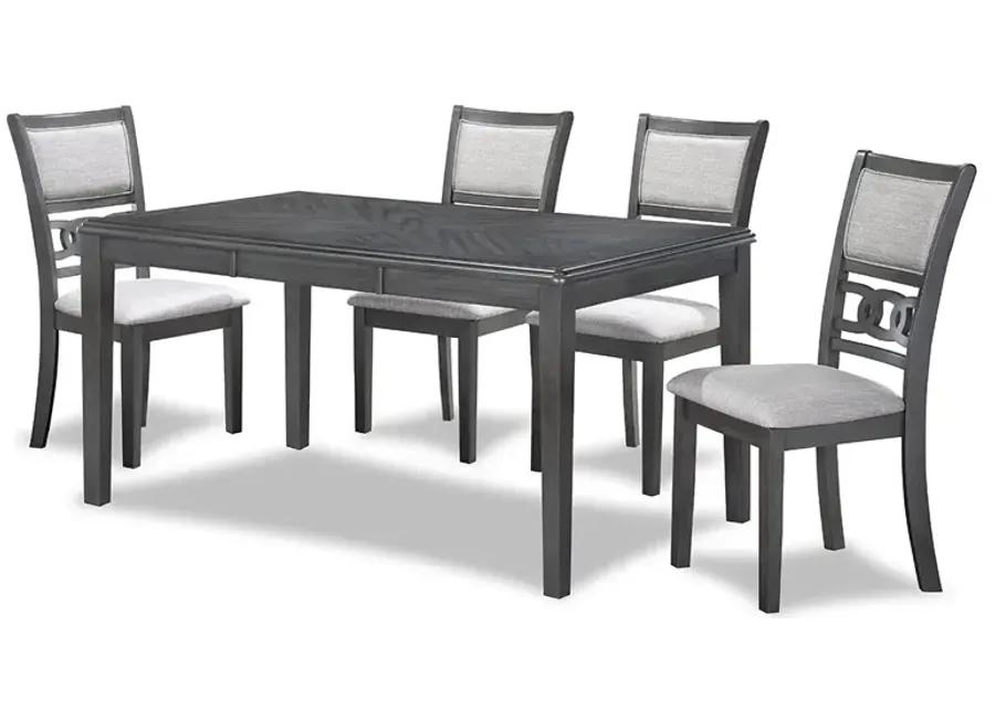 Gia Links Dining Set - Grey