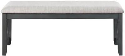 Gia Links Grey Dining Bench