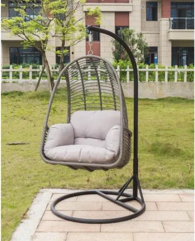 Hanging Basket Chair - Grey