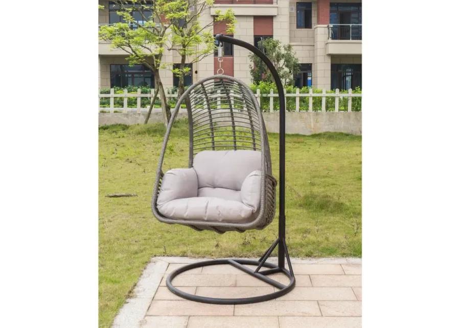 Hanging Basket Chair - Grey