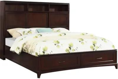 Queen Chelsea Bookcase Bed