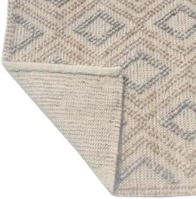 5 x 7 Chloe Natural Grey Diamond Rug