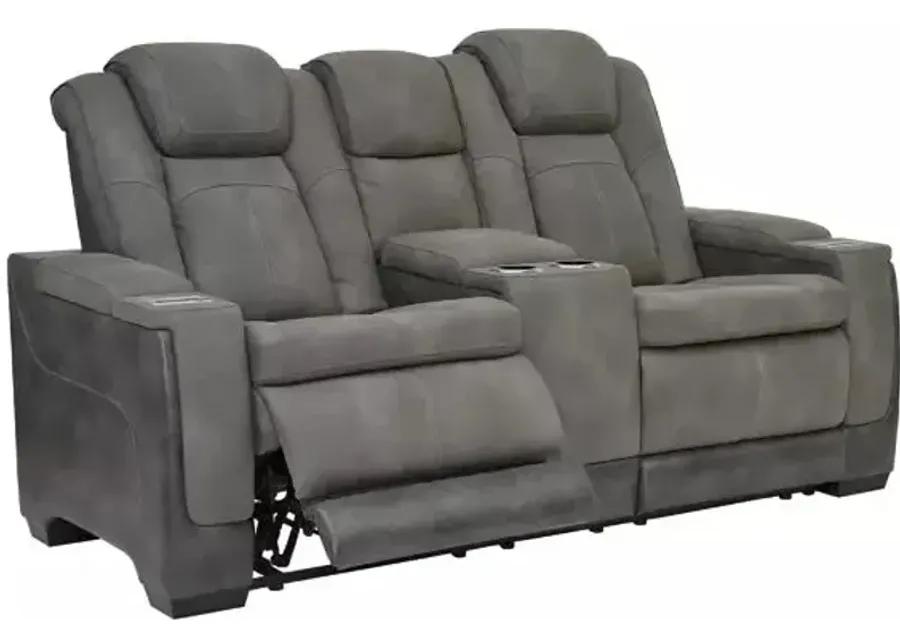 Next-Gen DuraPella Power Reclining Loveseat with Console