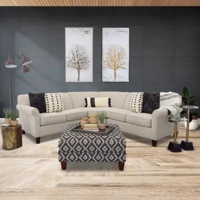 Branch Sectional with Square Ottoman Branch Sectional with Ottoman