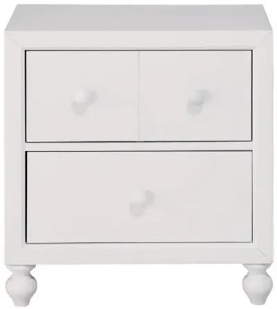 White Cottage View Nightstand