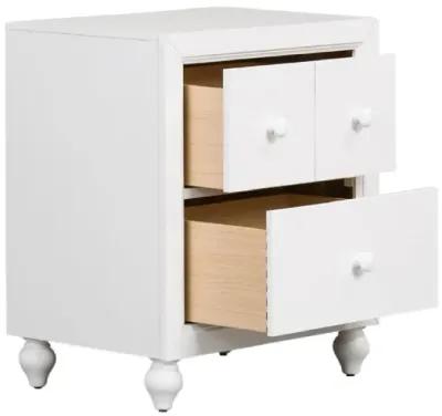 White Cottage View Nightstand