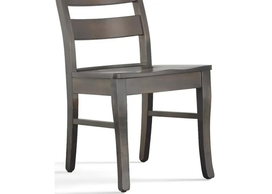 Arm Chair (Gray) Casual Comfort Dining Chair (Gray)