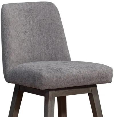 Bar Height Amelia Upholstered Swivel Stool - Mocha