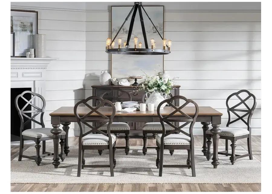 Table and 4 Side Chairs Kingston Dining Set (5pc)