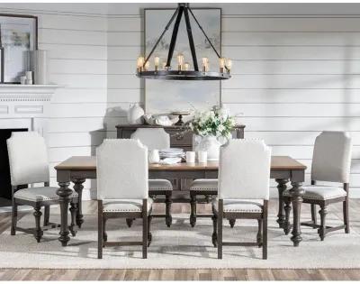 Table and 4 Side Chairs Kingston Dining Set (5pc)