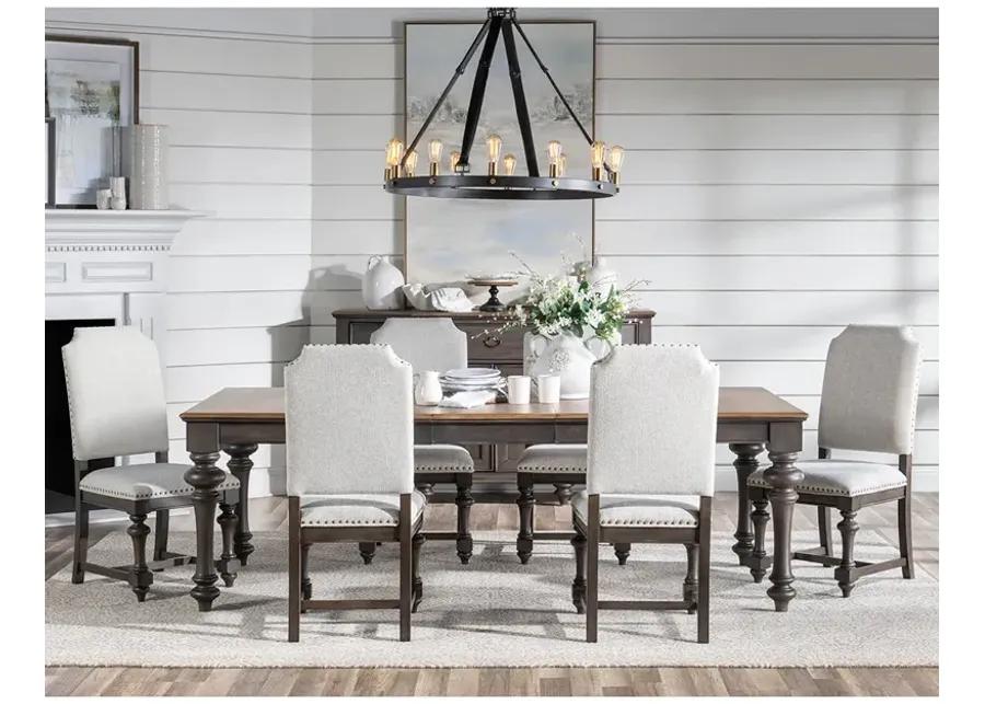 Table and 4 Side Chairs Kingston Dining Set (5pc)