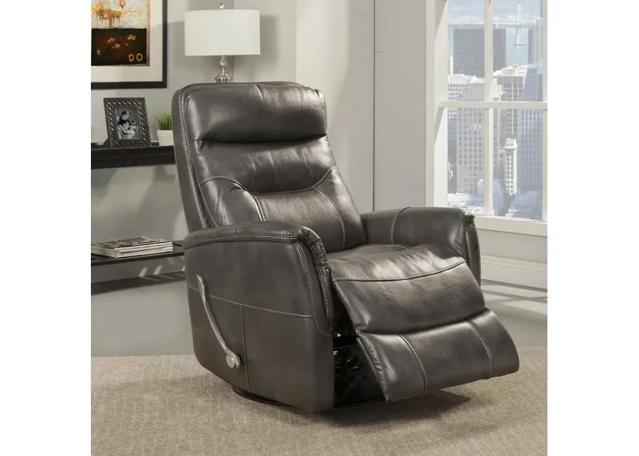 Flint (Charcoal Grey) Gemini Swivel Glider Recliner