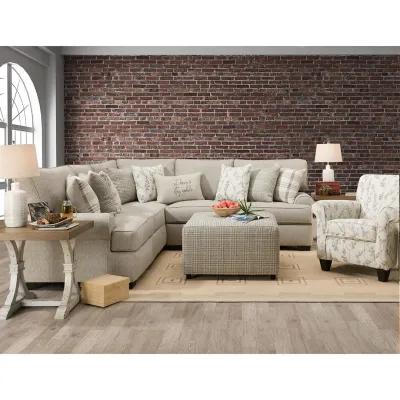 Sectional with Ottoman Glenda Sectional