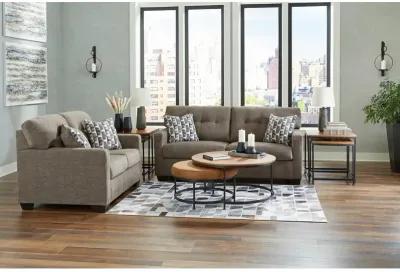 Pebble Mahoney Sofa and Loveseat