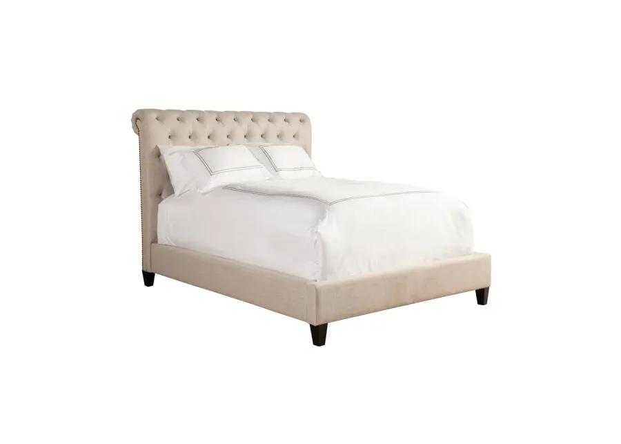 Queen / Grey Cameron Upholstered Bed