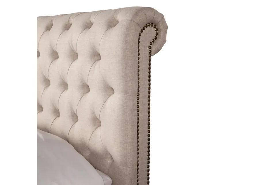 Queen / Grey Cameron Upholstered Bed