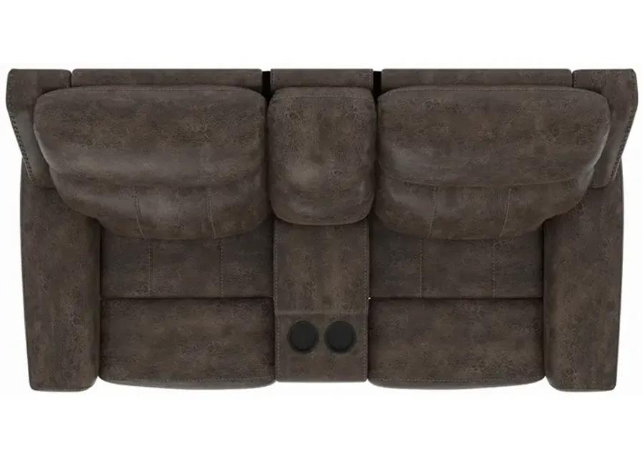 Quade Manual Reclining Loveseat with Console