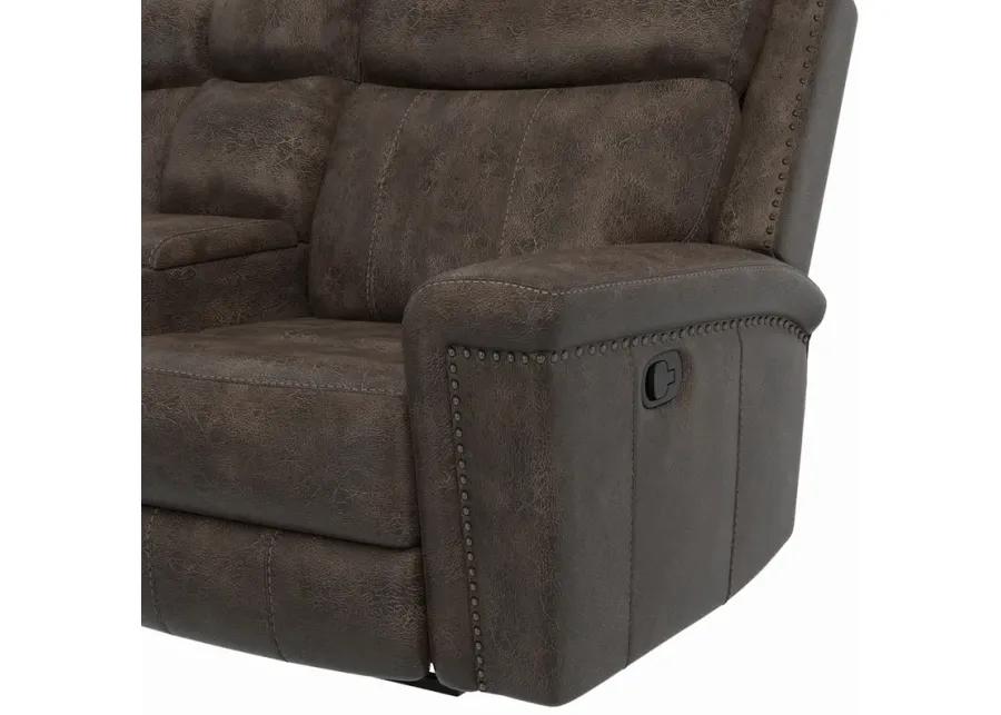 Quade Manual Reclining Loveseat with Console