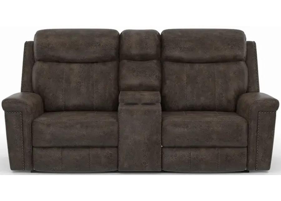 Quade Manual Reclining Loveseat with Console