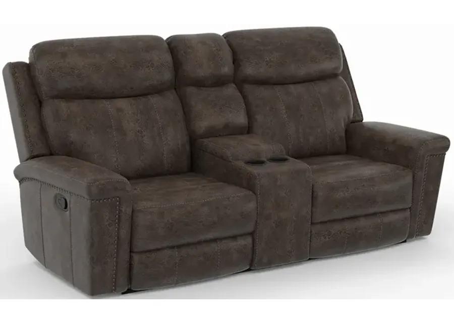 Quade Manual Reclining Loveseat with Console