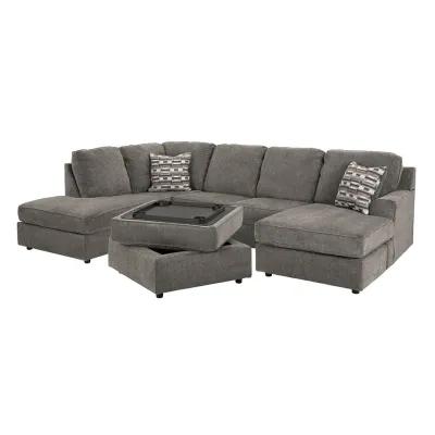 Sectional Only O'Phannon Sectional with Chaise - Putty