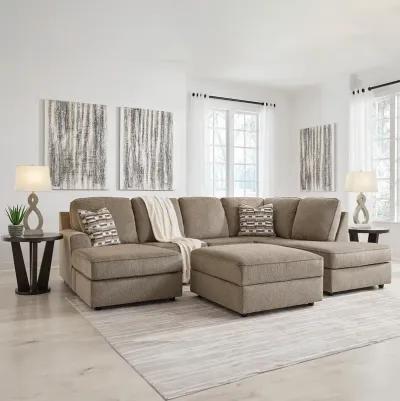 Sectional with Storage Ottoman O'Phannon Sectional with Chaise - Briar