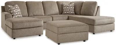 Sectional with Storage Ottoman O'Phannon Sectional with Chaise - Briar