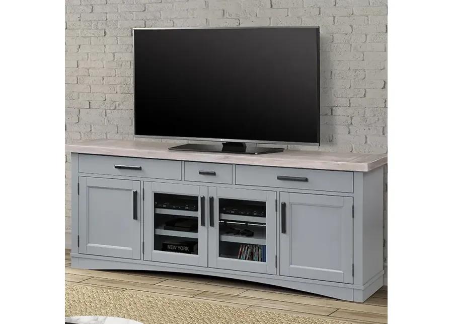 76 Inch / Dove American Modern TV Console