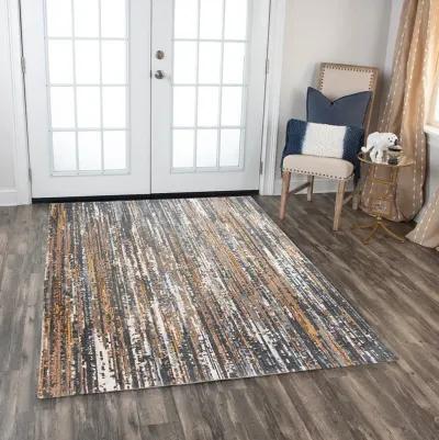 8 x 10 Jasper Charcoal Multi Rug