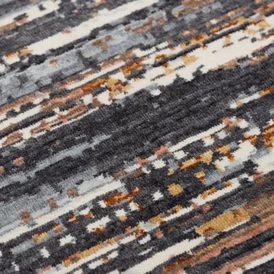 8 x 10 Jasper Charcoal Multi Rug