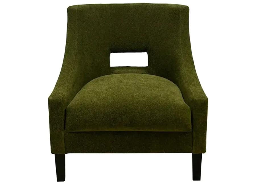 Grey Roman Accent Chair