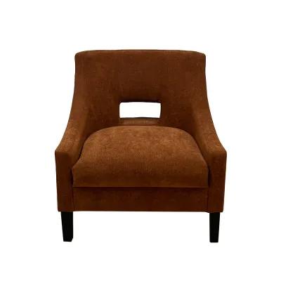 Rust Roman Accent Chair