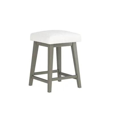 White Uniquely Yours Adjustable Height Stool