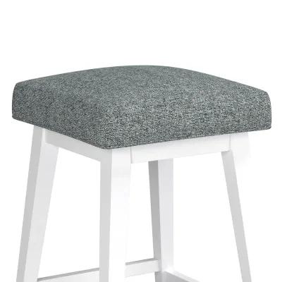 White Uniquely Yours Adjustable Height Stool