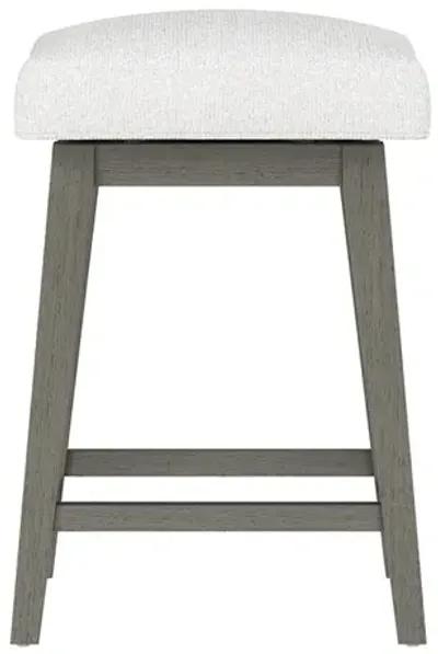 White Uniquely Yours Adjustable Height Stool