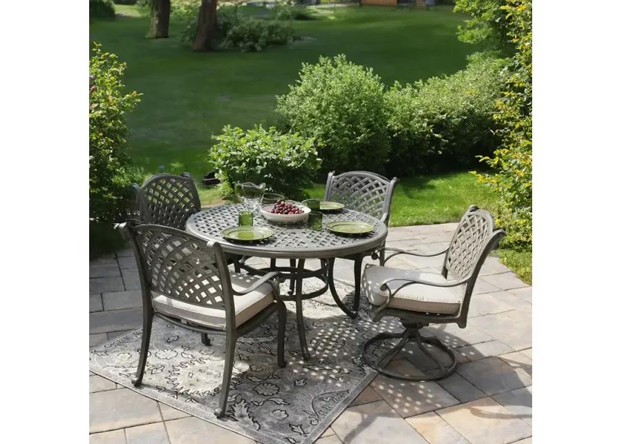 Dining Set I Castlerock Round Outdoor Dining Set (5pc)