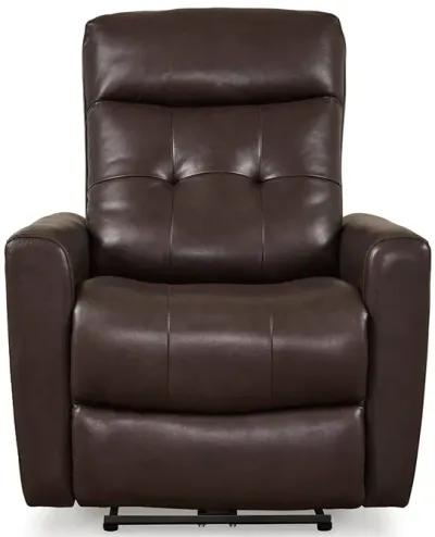 Chocolate Pisgham Power Recliner