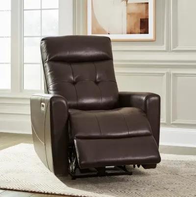 Chocolate Pisgham Power Recliner