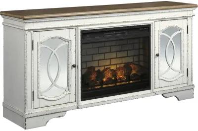 Realyn TV Stand with Fireplace