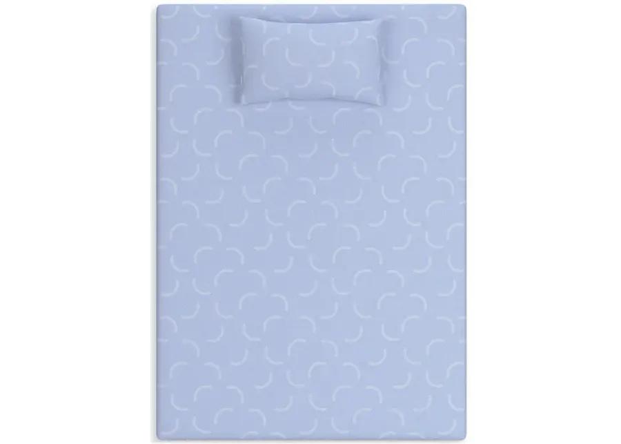 Twin / Blue iKidz Mattress with Pillow