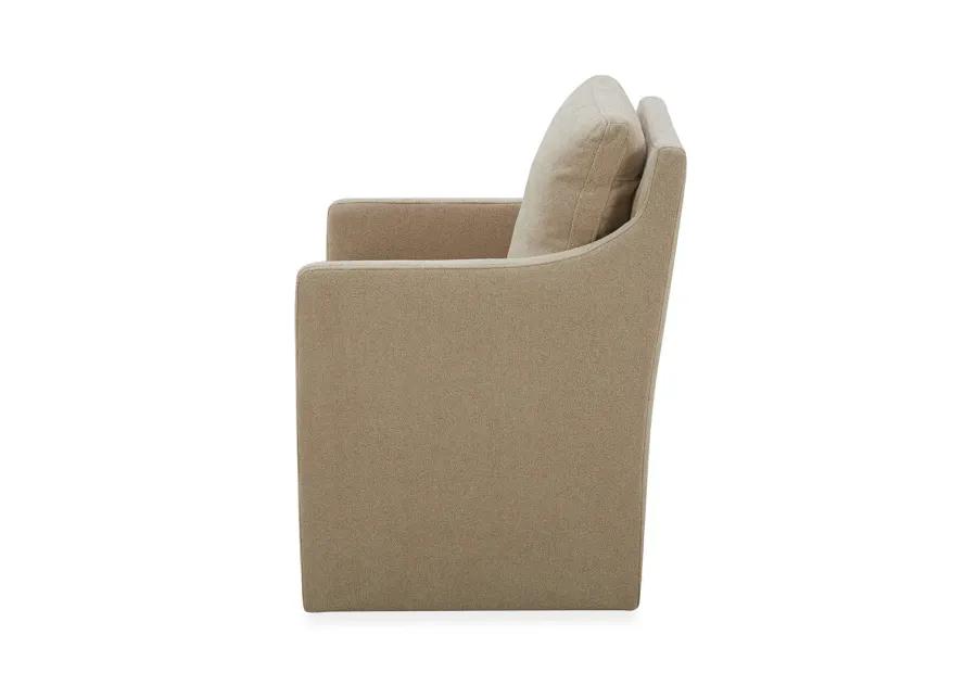 Sand Elite Upholstered Dining Arm Chair