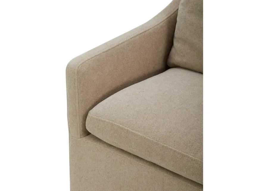 Sand Elite Upholstered Dining Arm Chair