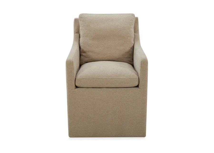 Sand Elite Upholstered Dining Arm Chair